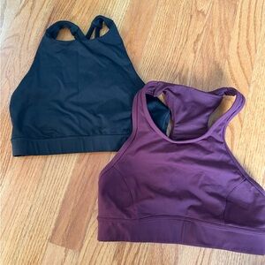 Pair of Lululemon sports bras